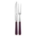 Aubergine Carving Set E3346