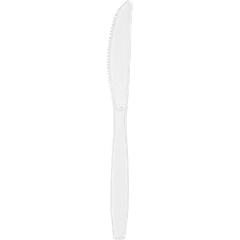 600 Clear Reusable Party Knives H2336