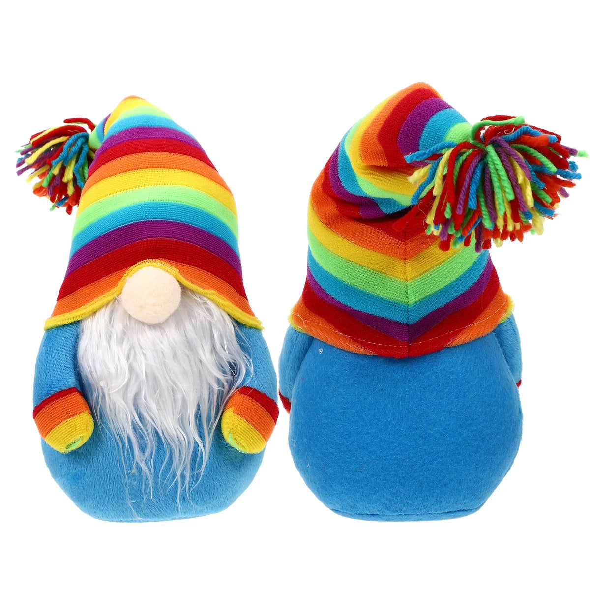Rainbow Plush Gnome Doll Stuffed Decor Q584