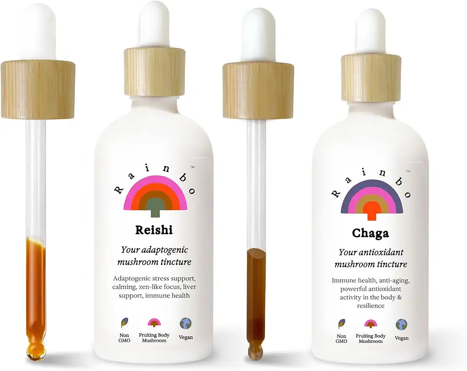 Reishi Mushroom Extract + Chaga Mushroom Tincture X5268