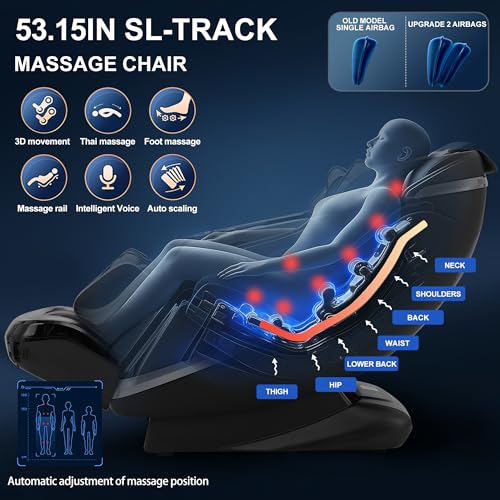 Full Body Zero Gravity SL-Track Shiatsu Massage Chair Z716