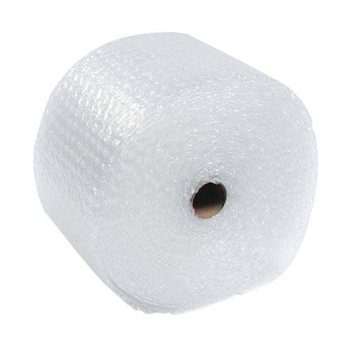 Clear Perforated Bubble Rolls 12" x 125' x 1/2", 4/Pack U452353