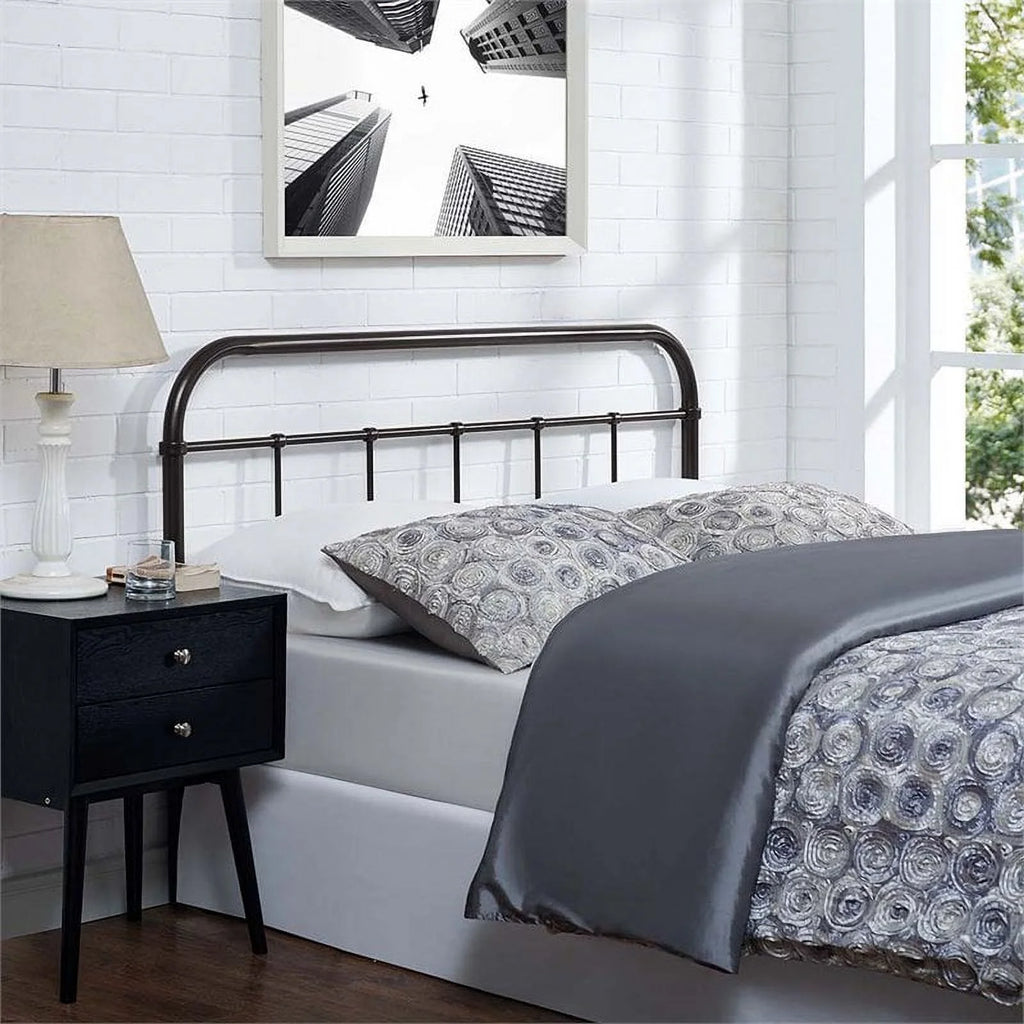 Mahogany Full Metal Spindle Headboard Z4012