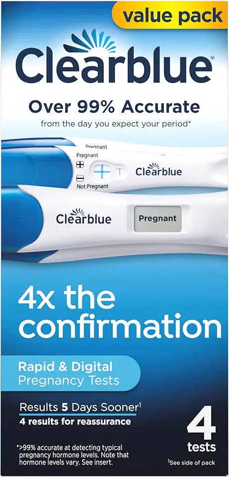Pregnancy Test Combo Pack, 4ct J291