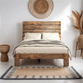 Full Size Bed Frame with Headboard and Under Bed Storage O55619