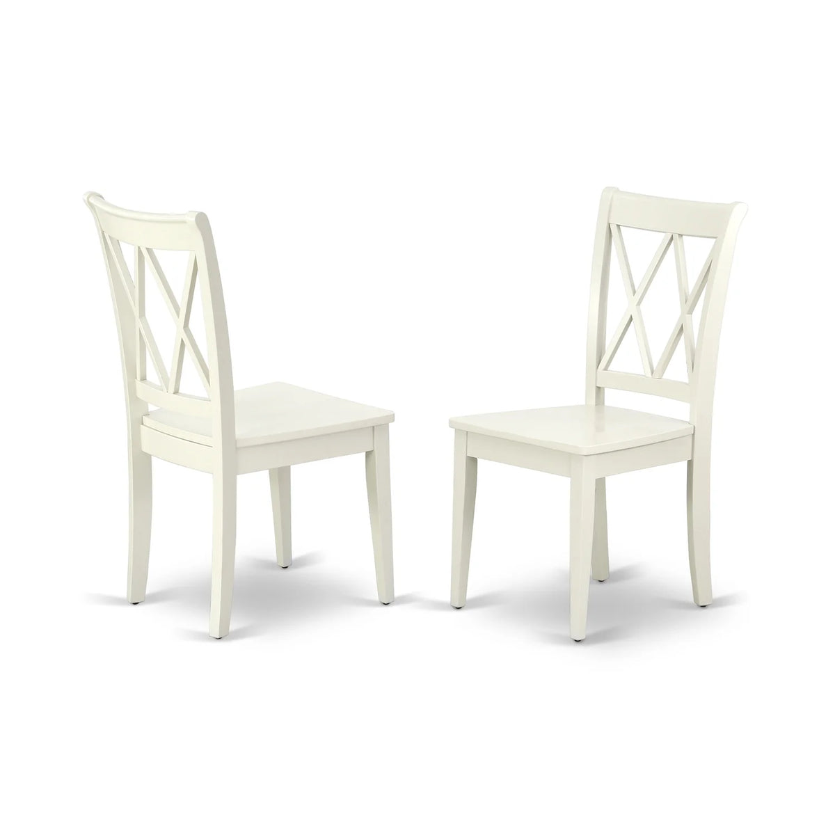 Round 42 Inch Table And 2 Double X Back Chairs Q260270