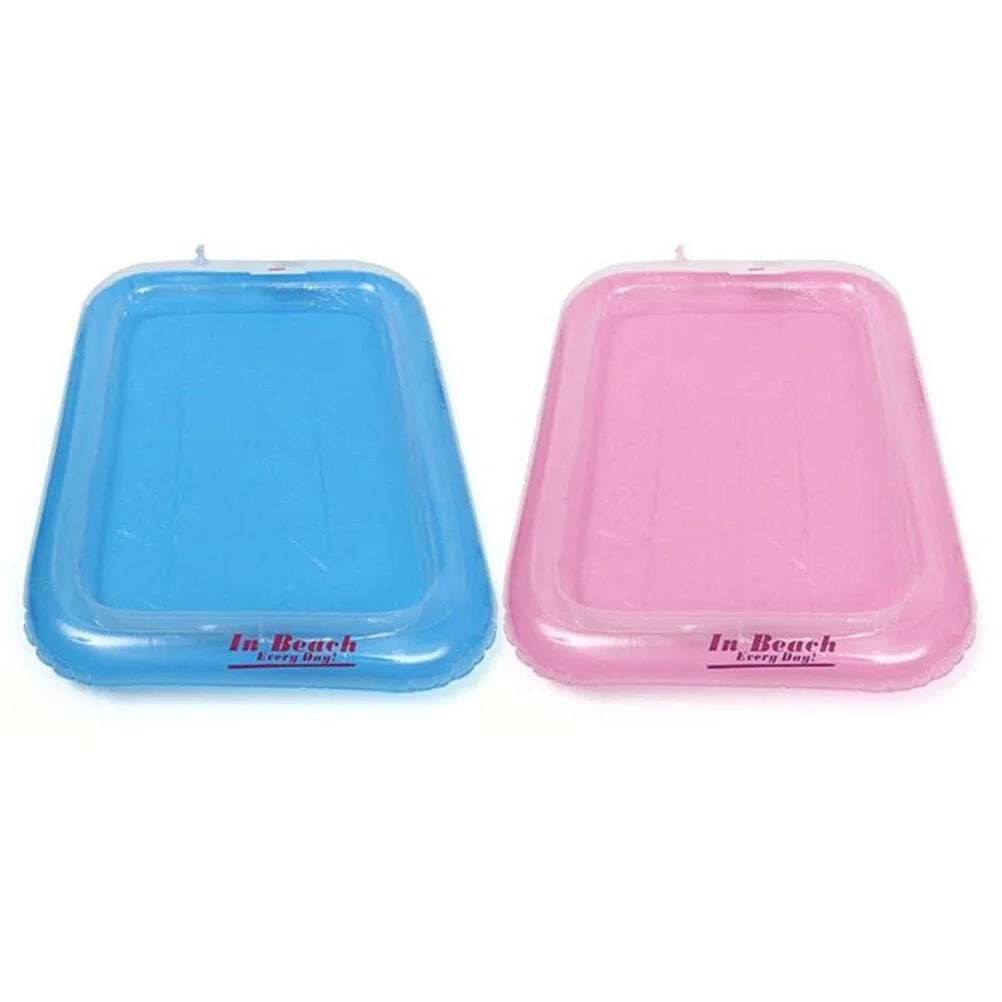 Pink Inflatable Sandbox Sand Toy Tray A7916