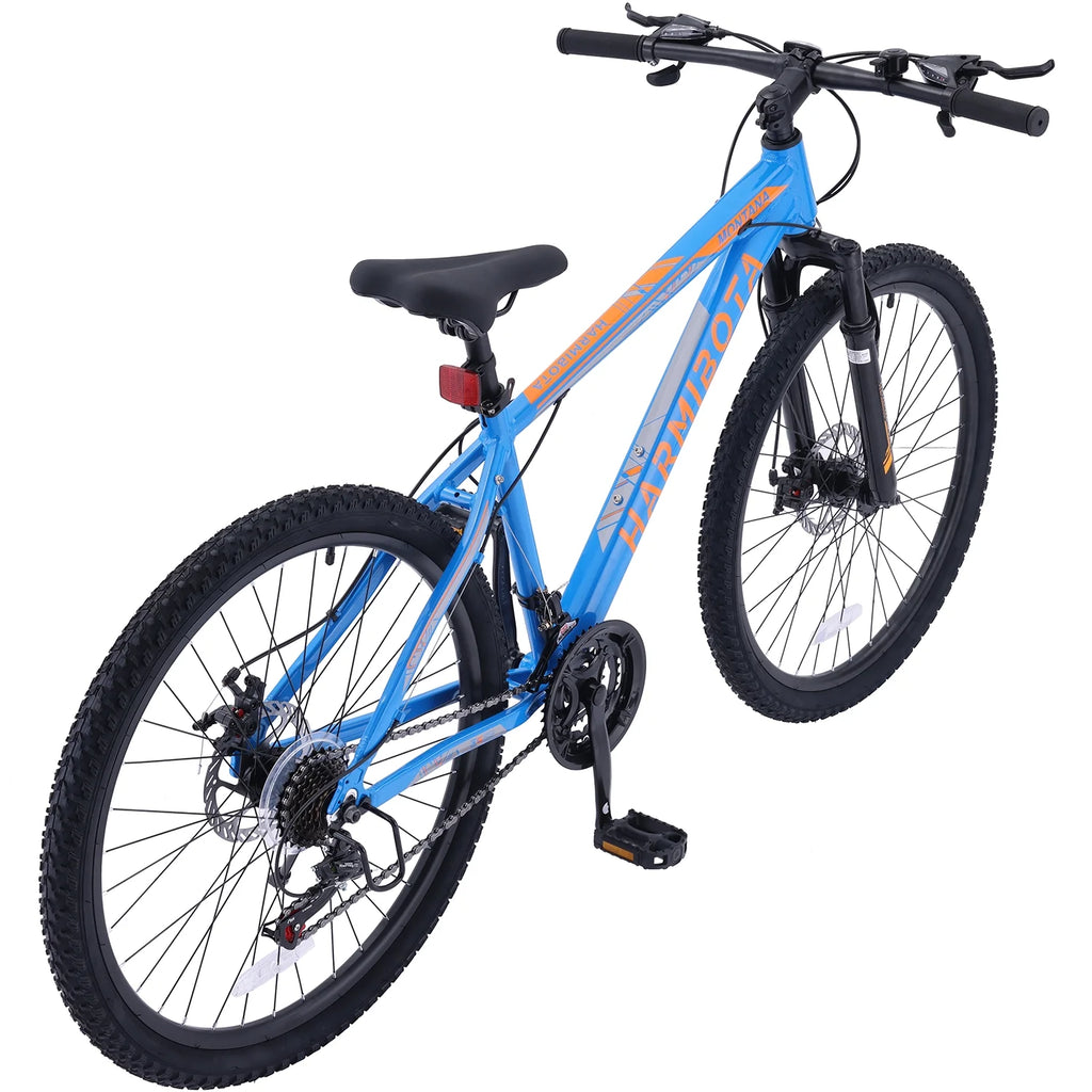 26 Aluminum Mountain Bike with Disc Brakes & Suspension, Black G3958