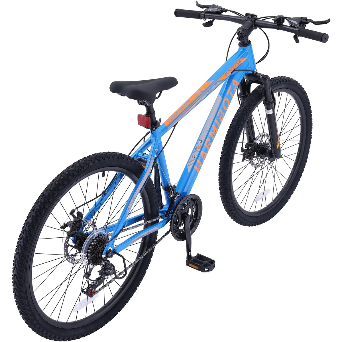 26 Aluminum Mountain Bike with Disc Brakes & Suspension, Black G3958