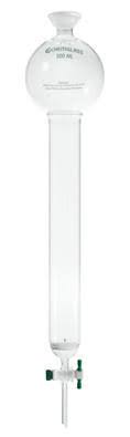 Chromatography Columns with Spherical Joint, PTFE Stopcock, Fritted Disc, and Reservoir Z4660