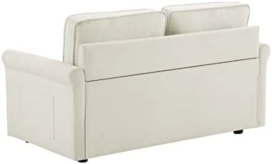 Velvet Upholstered Sleeper Sofa Bed E681
