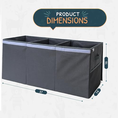 Extra Large Collapsible Toy Storage Organizer with Lid and Dividers A10310