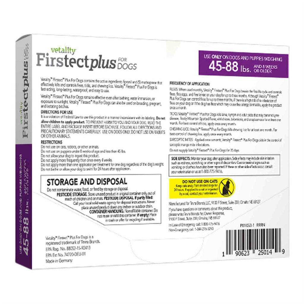 Firstect Plus for Dogs T7871