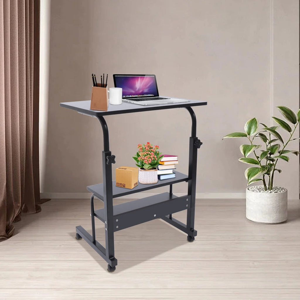 Adjustable Bedside Table with Wheels C711039