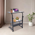 Adjustable Bedside Table with Wheels C711039