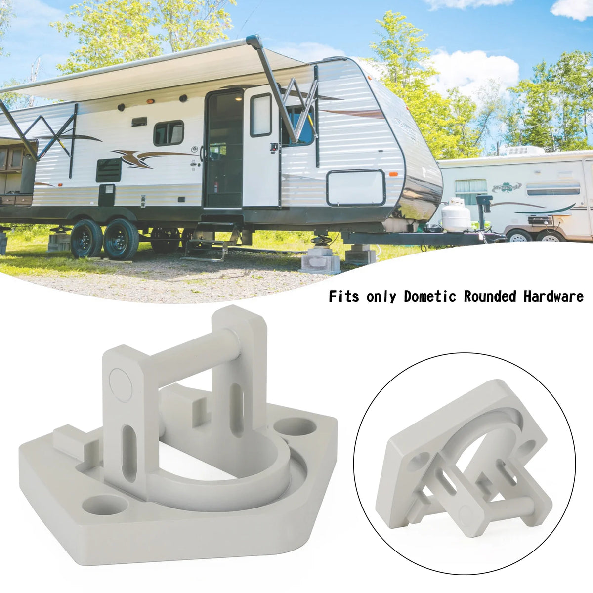 Aluminum RV Awning Hardware Bottom Bracket Replacement D938