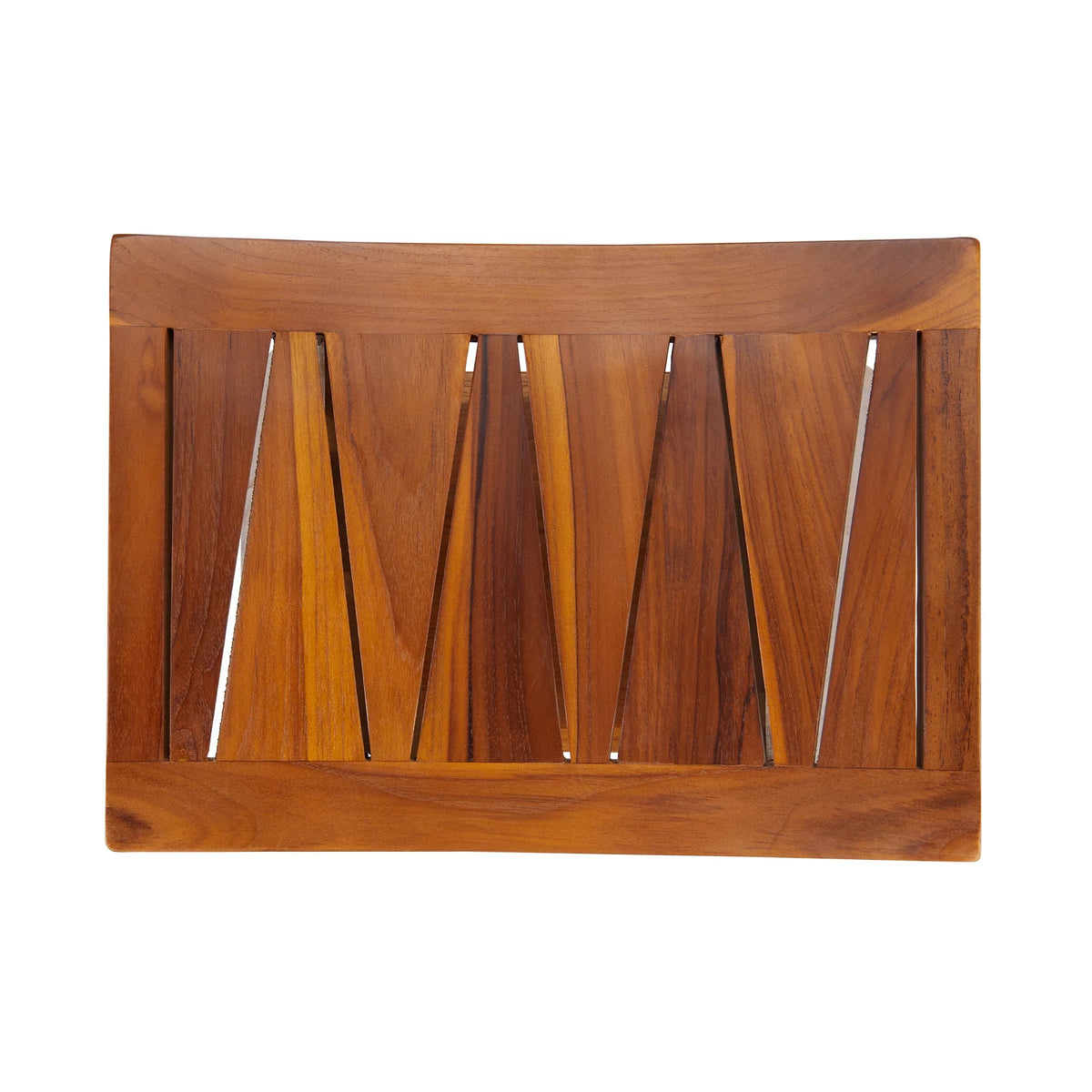 Teak Shower Stool with Shelf D1569