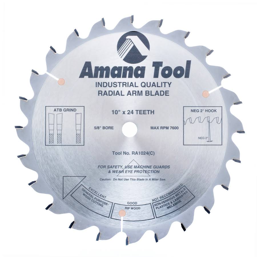 Carbide Tipped 10 inch Circular Saw Blade H288
