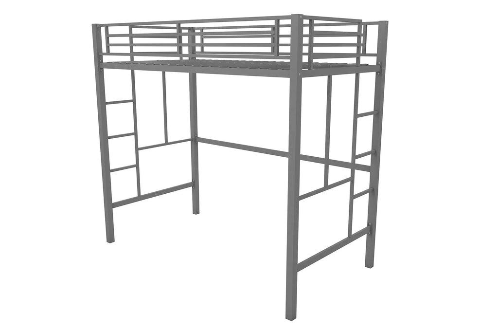 Twin Metal Loft Bed O7096