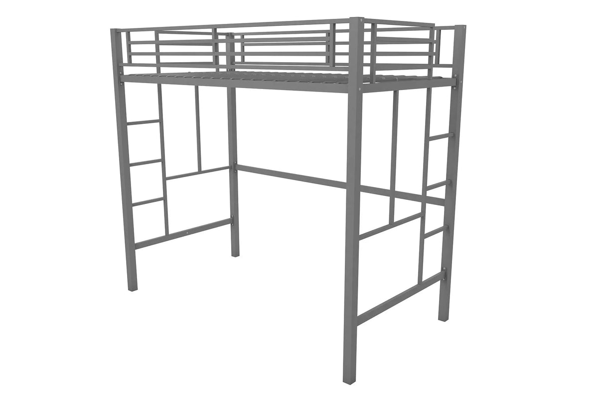 Twin Metal Loft Bed O7096