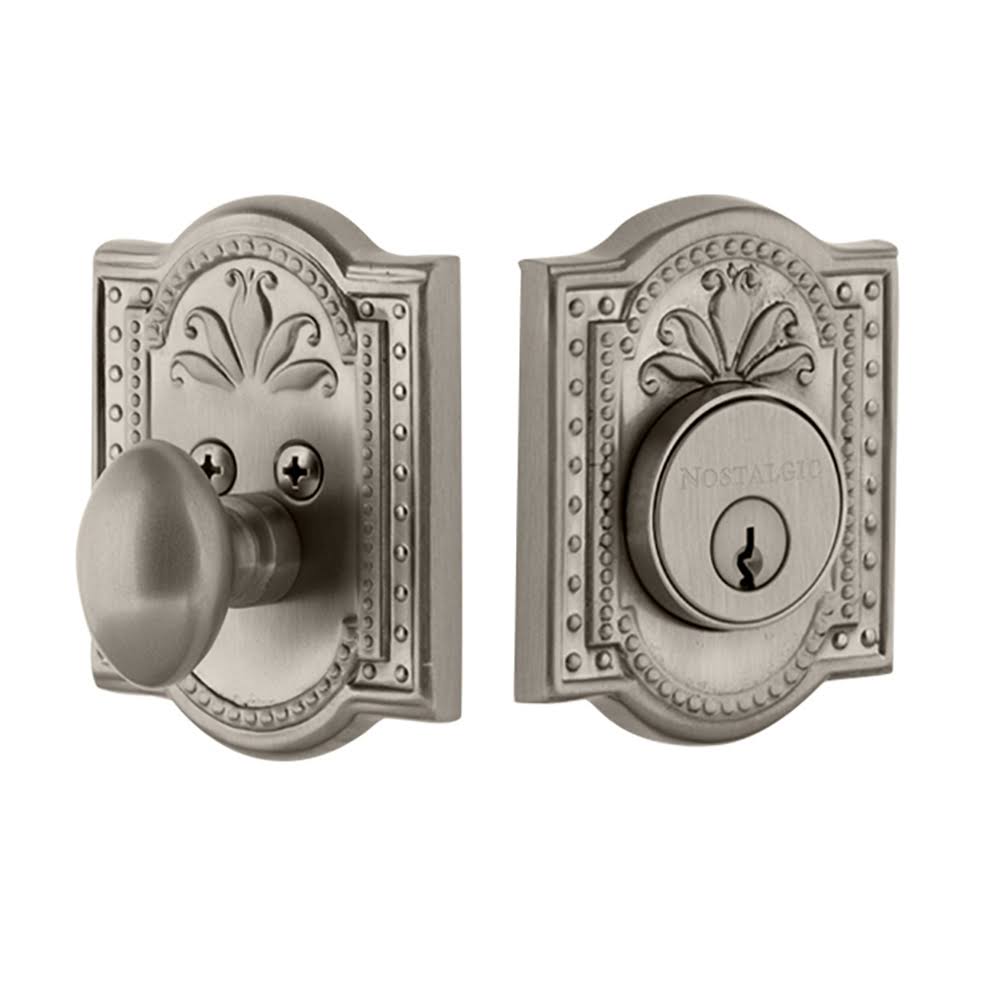 Satin Nickel Single Cylinder Deadbolt O305