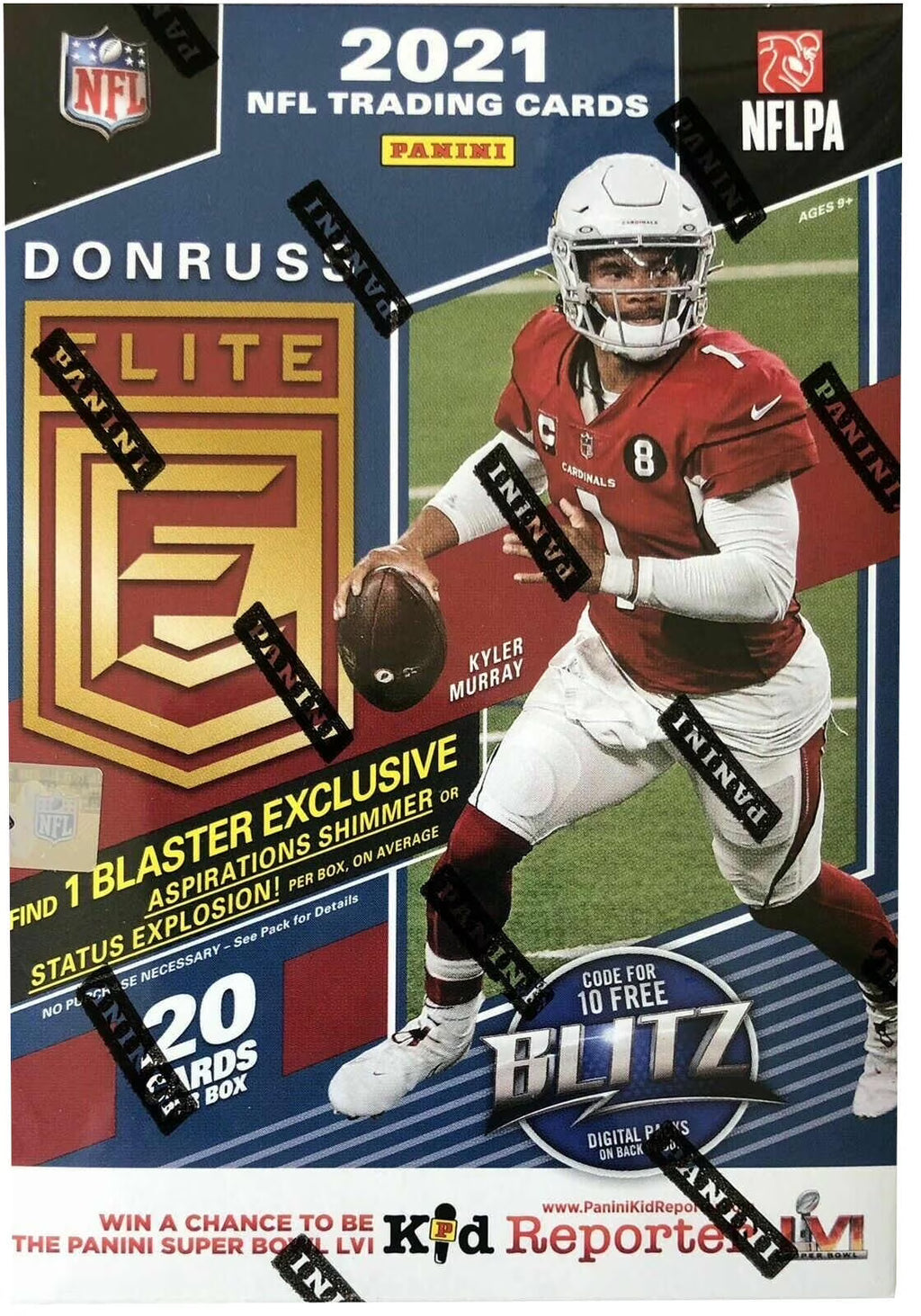 20 Cards NFL Football Trading Cards Blaster Box P7029
