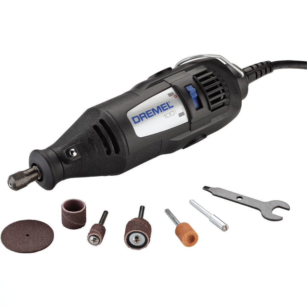 Single Speed Rotary Tool Kit with 6 Accessories Y408