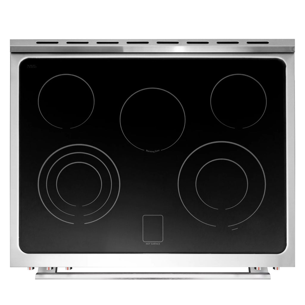 2 Piece Kitchen Appliance Bundle with 30" Electric Range and 30" Under Cabinet Range Hood P8722