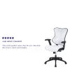 White Mesh Ergonomic Office Chair I2172