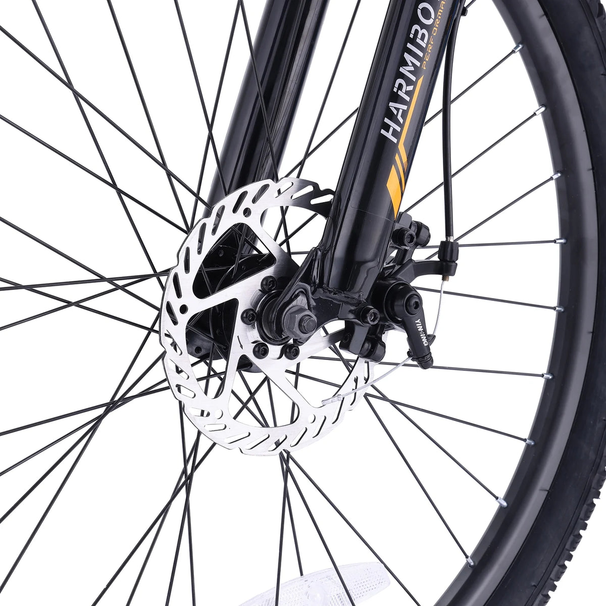 26 Aluminum Mountain Bike with Disc Brakes & Suspension, Black G3958
