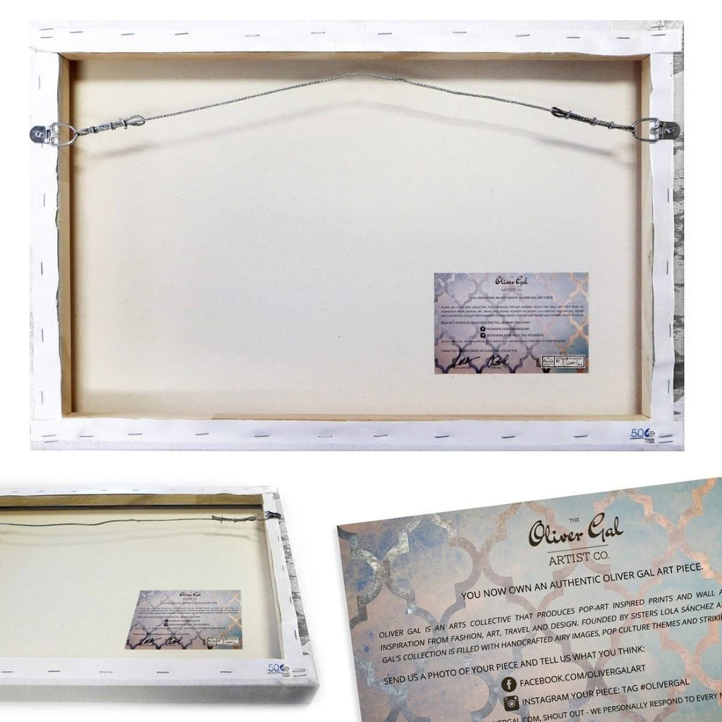 White Gold Canvas Art W665