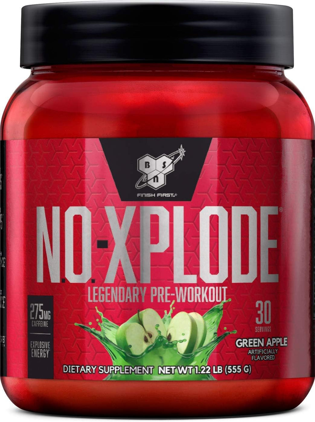 60 Servings Fruit Punch Pre Workout Supplement with Creatine and Beta-Alanine L6362