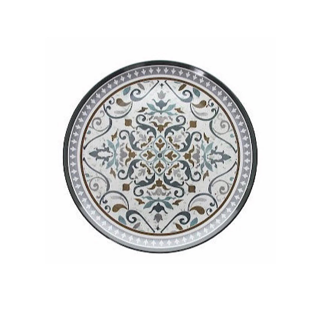 Melamine Round Tray 48x34cm X7721