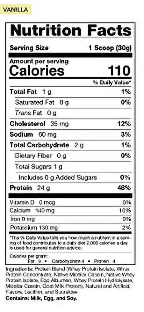 Soft Serve Vanilla Protein Powder 2 Lb O29042