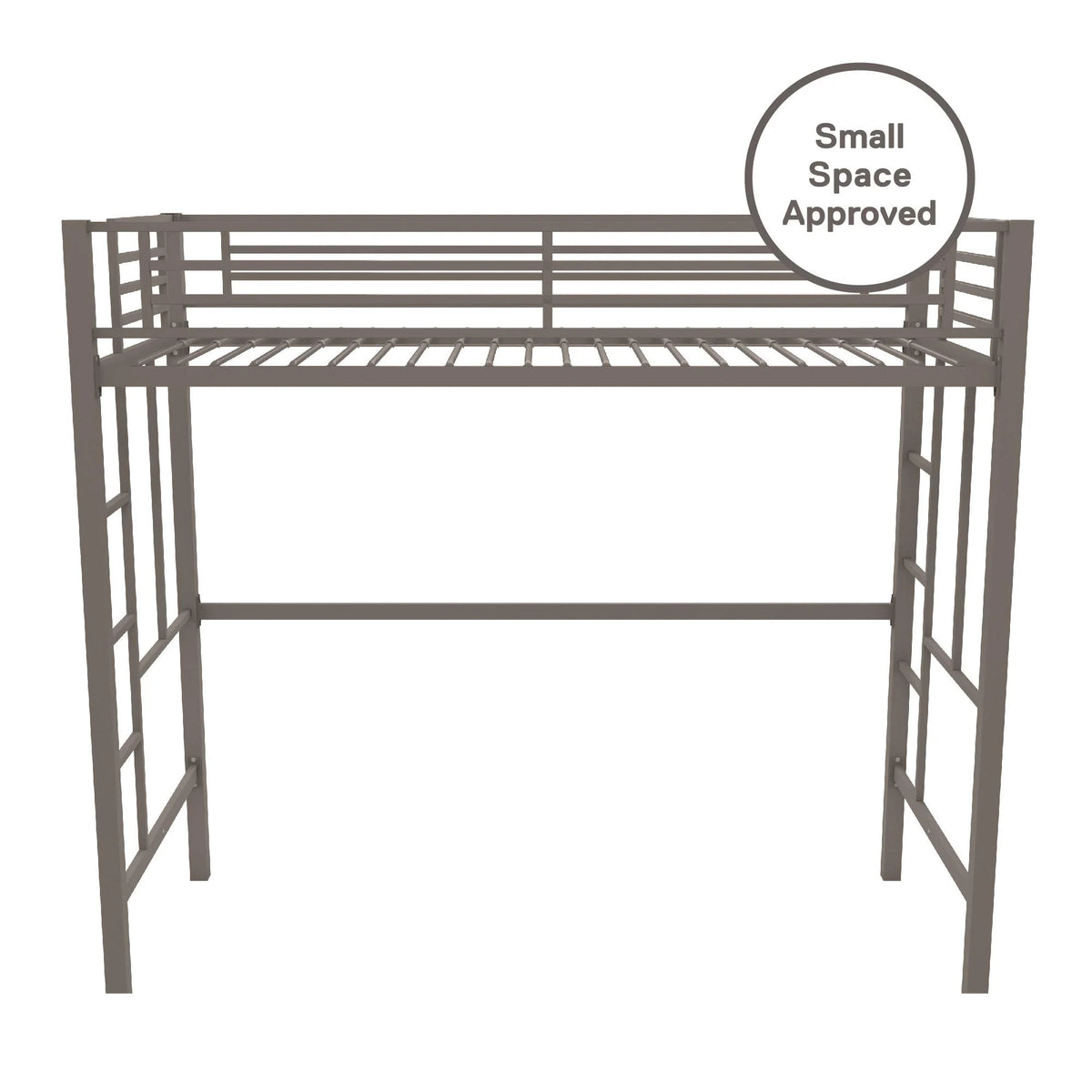 Twin Metal Loft Bed O7096